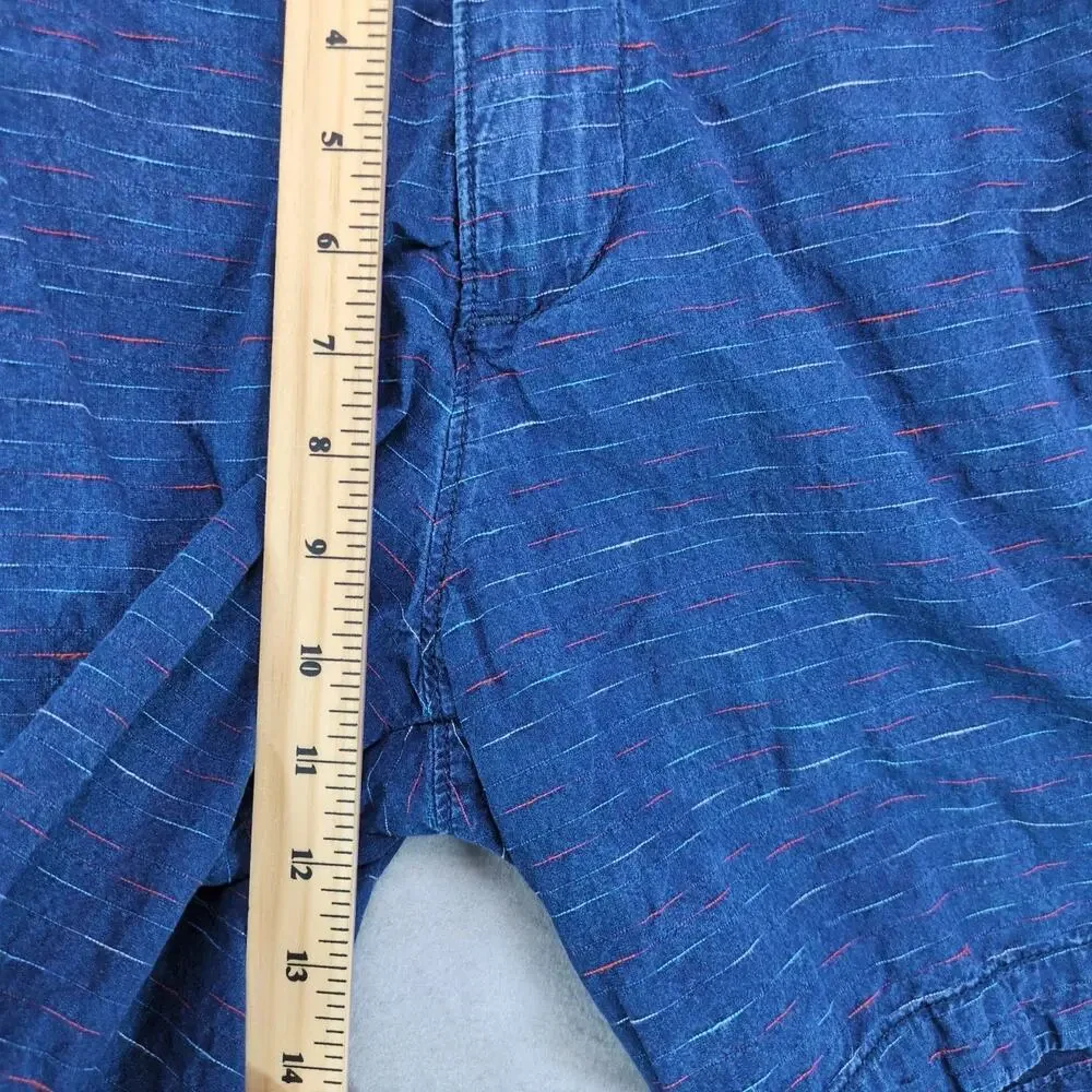 Hollister Beach Prep Fit Blue Multi Shorts Men's 30x7